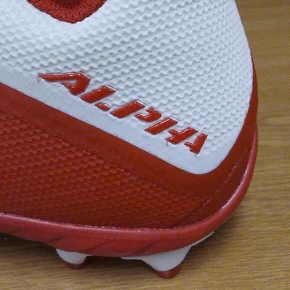 New Nike Alpha Nike skin Cleats size 13.5 red white main image 6